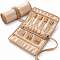 sdpfkr™ Champagne Jewelry Travel Roll