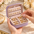 sdpfkr™ Mini Ring & Earring Travel Case
