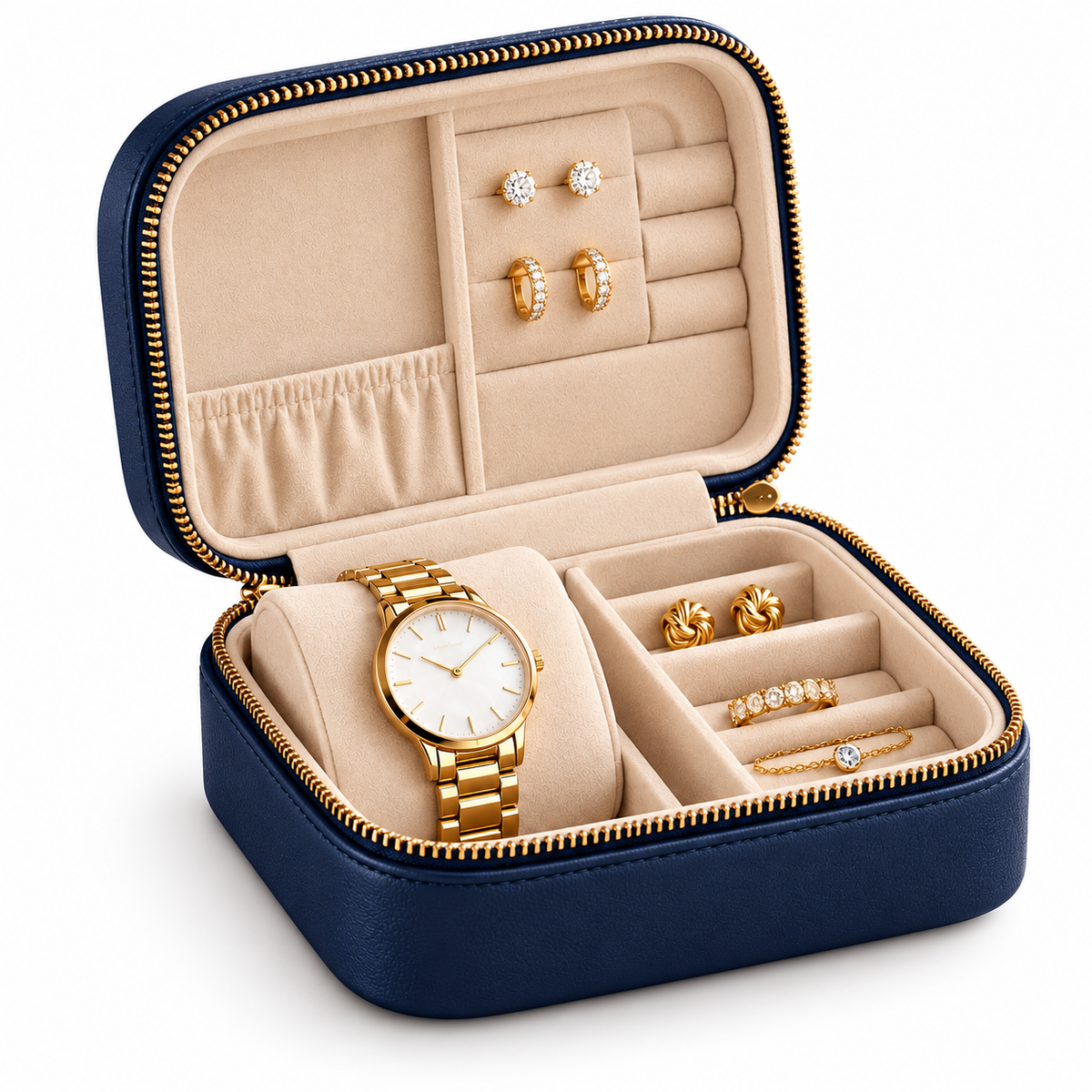 sdpfkr™ Compact Earring Storage Case