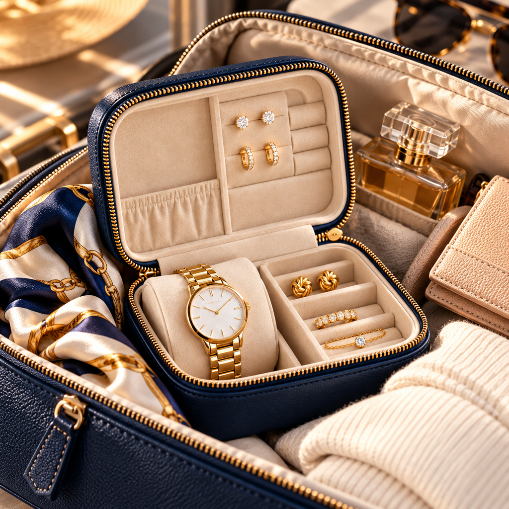 sdpfkr™ Compact Earring Storage Case